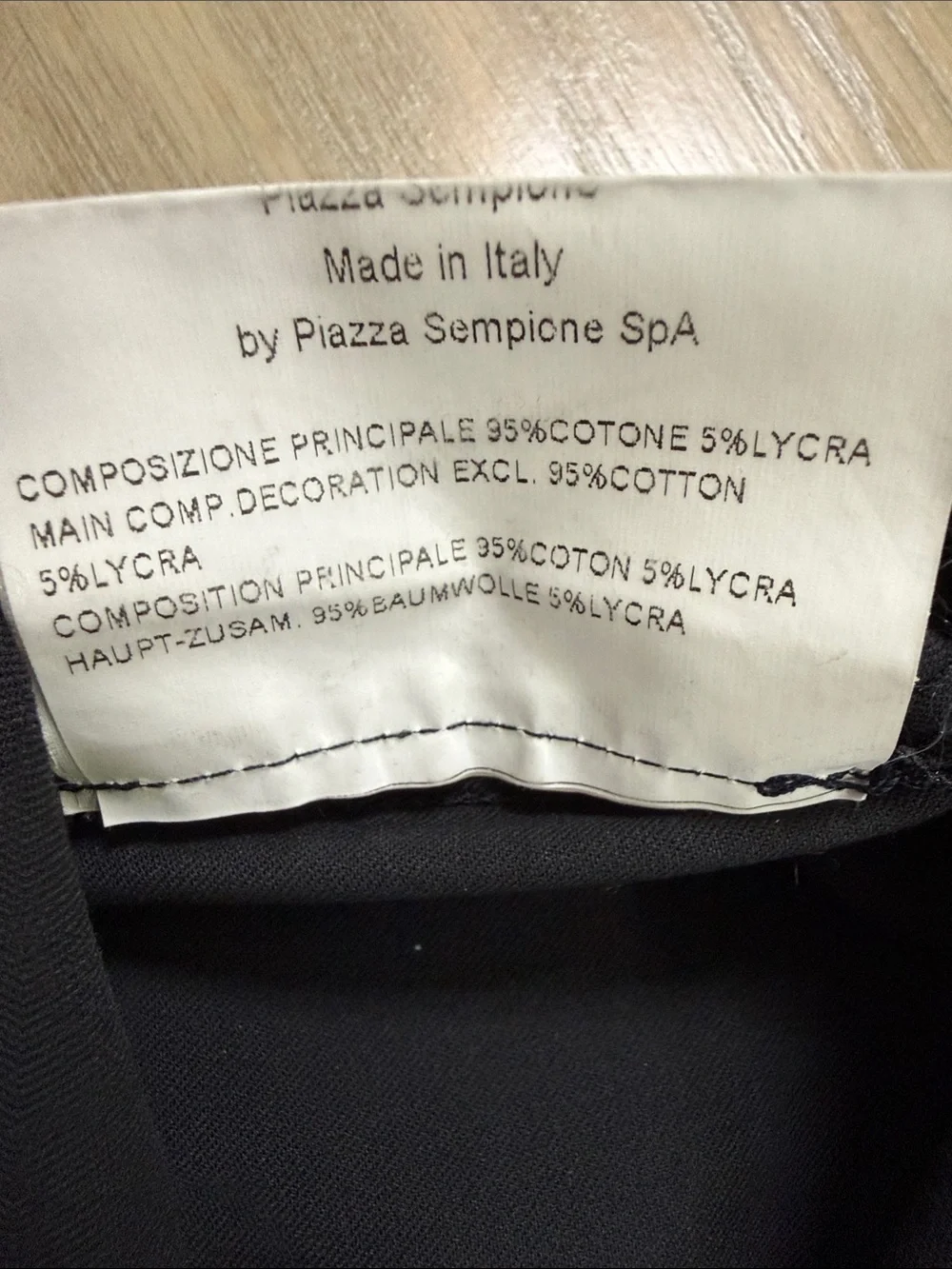 Piazza Sempione Audrey Black Slim Ankle Trousers Italian 40 US 4